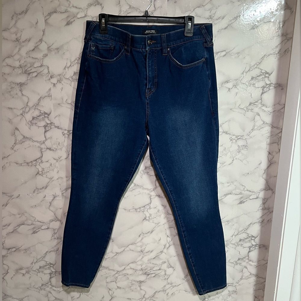 True Religion Women's Jennie High Rise Contour Skinny Jean Size 32